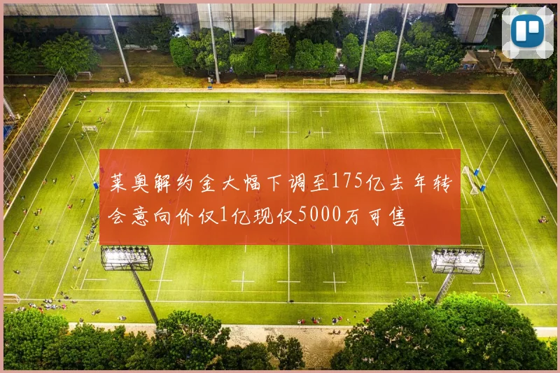 莱奥解约金大幅下调至175亿去年转会意向价仅1亿现仅5000万可售